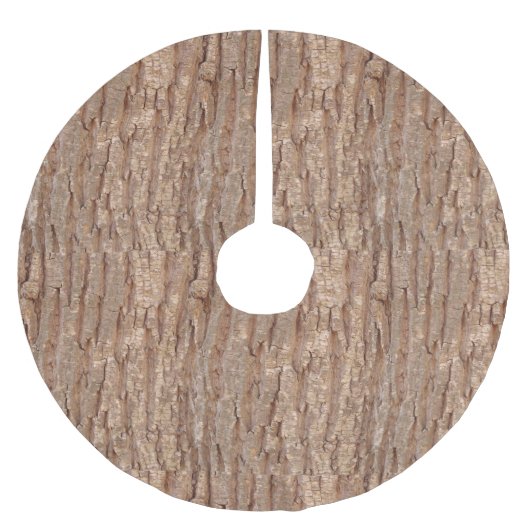 Baumrinde Polyester Weihnachtsbaumdecke (Vorderseite)