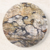Baumrinde Sandstein Untersetzer (Vorne)