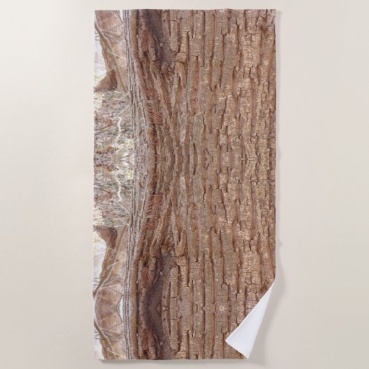 Baumrinde Strandtuch (Vorderseite)