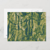 Baumrinde-Tarnmuster Postkarte (Vorne/Hinten)