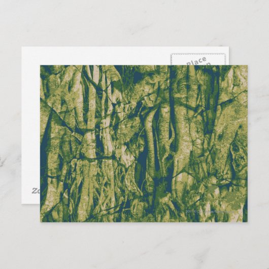 Baumrinde-Tarnmuster Postkarte (Vorne/Hinten)