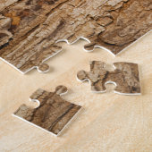 Baumrinde Textur, natürlicher Holzhintergrund. Puzzle (Seite)