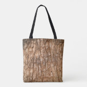 Baumrinde Textur, natürlicher Holzhintergrund. Tasche (Rückseite)