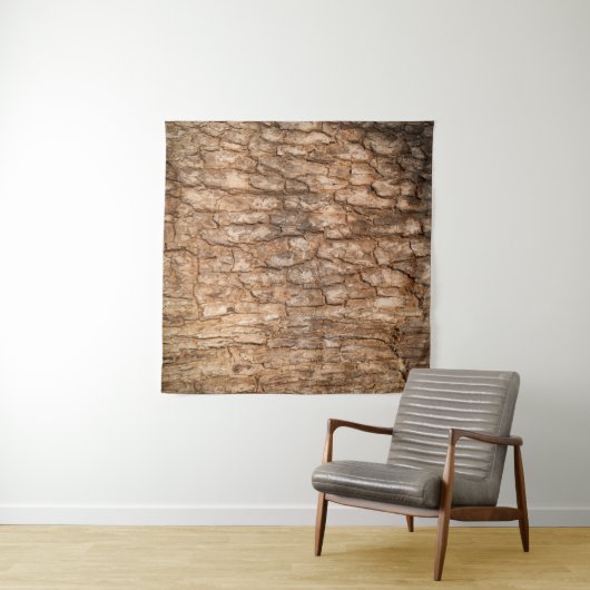 Baumrinde Textur, natürlicher Holzhintergrund. Wandteppich (Beispiel (Horizontal))