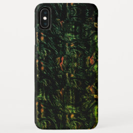 Baumrinde unter grünem Hammerglas Case-Mate iPhone Hülle