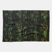 Baumrinde unter grünem Hammerglas Geschirrtuch (Horizontal)