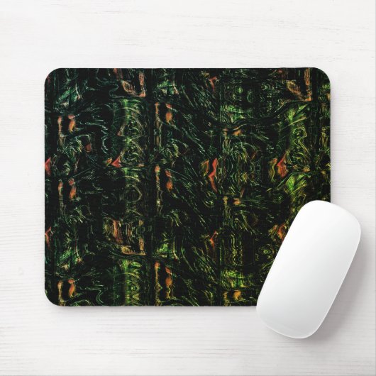 Baumrinde unter grünem Hammerglas Mousepad (Mit Mouse)