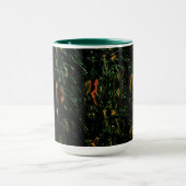 Baumrinde unter grünem Hammerglas Tasse (Zentrum)