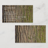 Baumrinde Visitenkarte (Vorne/Hinten)