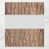 Baumrinde Weinetikett (Einzelnes Label)