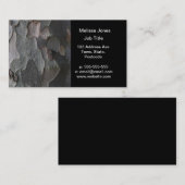 Baumrindemakrophotographie Visitenkarte (Vorne/Hinten)