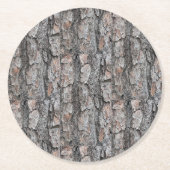 Baumrinden-Design-Untersetzer Runder Pappuntersetzer (Vorderseite)