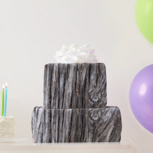 Baumrindendesign Geschenkpapier