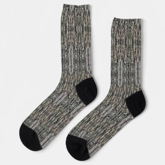 Baumrindenmuster eifersüchtig socken