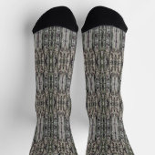 Baumrindenmuster eifersüchtig socken (Oben)