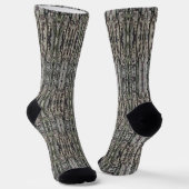 Baumrindenmuster eifersüchtig socken (Gewinkelt)