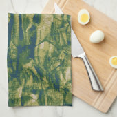 Baumrindetarnungsmuster Geschirrtuch (Viertel Falte)