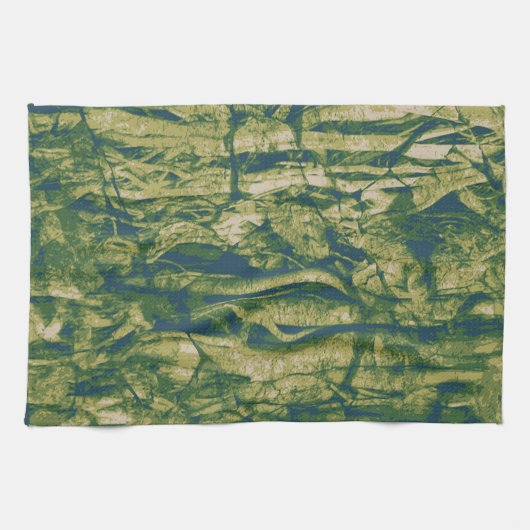 Baumrindetarnungsmuster Geschirrtuch (Horizontal)