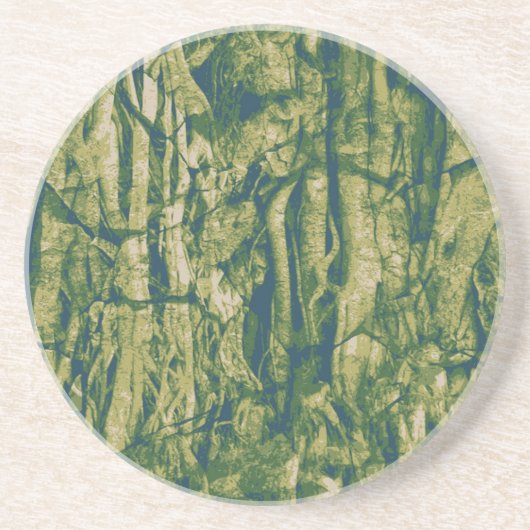 Baumrindetarnungsmuster Getränkeuntersetzer (Vorne)