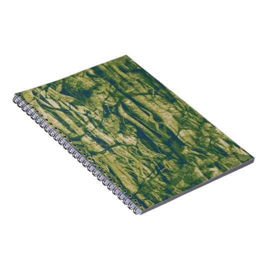 Baumrindetarnungsmuster Notizblock (Rechte Seite)