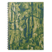 Baumrindetarnungsmuster Notizblock (Vorderseite)