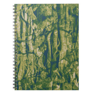 Baumrindetarnungsmuster Notizblock