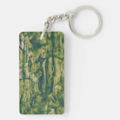Baumrindetarnungsmuster Schlüsselanhänger (Rückseite)
