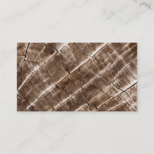 Baumring Holzkörner Textur Visitenkarte