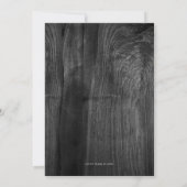 Baumring mit Hirschtaufen Einladung (Rückseite)