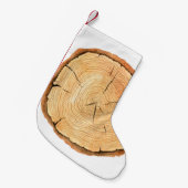 Baumringe. Aquarellbild. Handschrift Kleiner Weihnachtsstrumpf (Vorderansicht (hängend))