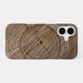 Baumringe iPhone 16 Hülle (Rückseite (Horizontal))