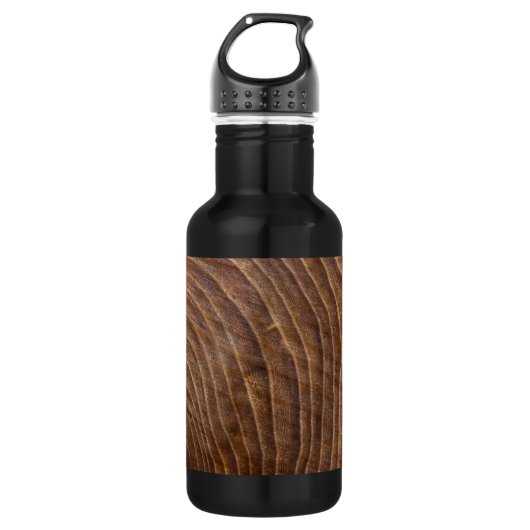 Baumringe Trinkflasche (Vorderseite)