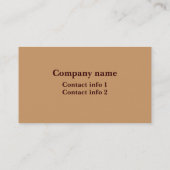 Baumringe Visitenkarte (Rückseite)