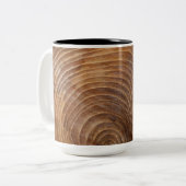 Baumringe Zweifarbige Tasse (Vorderseite Links)