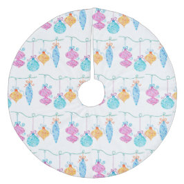 Baumrock Fleece Weihnachtsbaumdecke