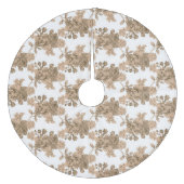 Baumrock Fleece Weihnachtsbaumdecke (Vorderseite)
