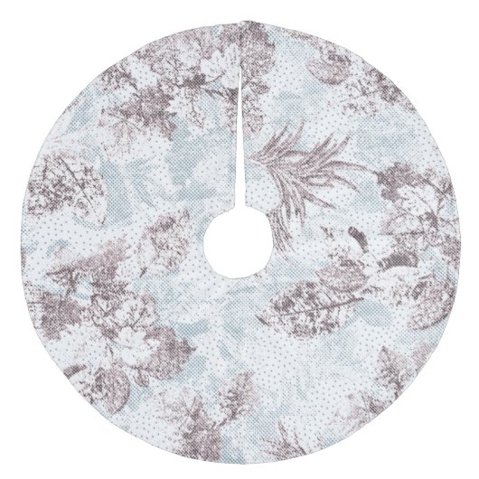 Baumrock Fleece Weihnachtsbaumdecke (Vorderseite)