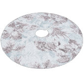 Baumrock Fleece Weihnachtsbaumdecke (Schrägansicht)