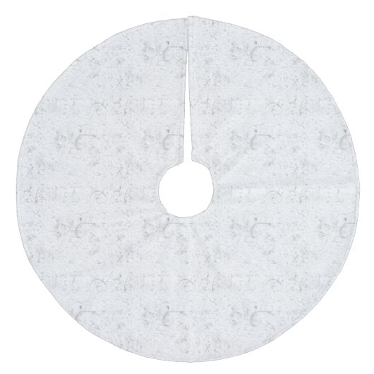 Baumrock Fleece Weihnachtsbaumdecke (Vorderseite)