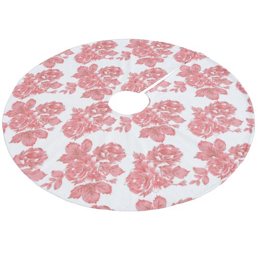 Baumrock Fleece Weihnachtsbaumdecke (Schrägansicht)