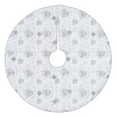 Baumrock Fleece Weihnachtsbaumdecke (Vorderseite)