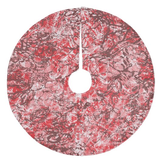 Baumrock Fleece Weihnachtsbaumdecke (Vorderseite)