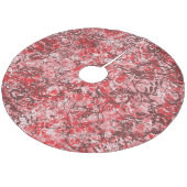 Baumrock Fleece Weihnachtsbaumdecke (Schrägansicht)