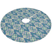 Baumrock Fleece Weihnachtsbaumdecke (Schrägansicht)