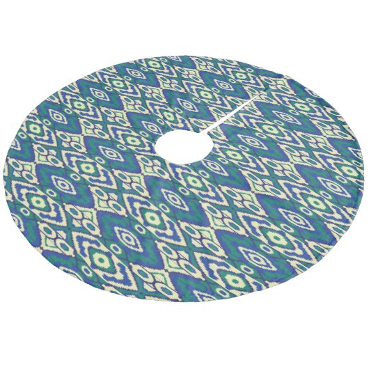 Baumrock Fleece Weihnachtsbaumdecke (Schrägansicht)