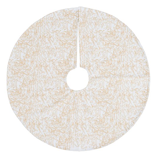 Baumrock Fleece Weihnachtsbaumdecke (Vorderseite)