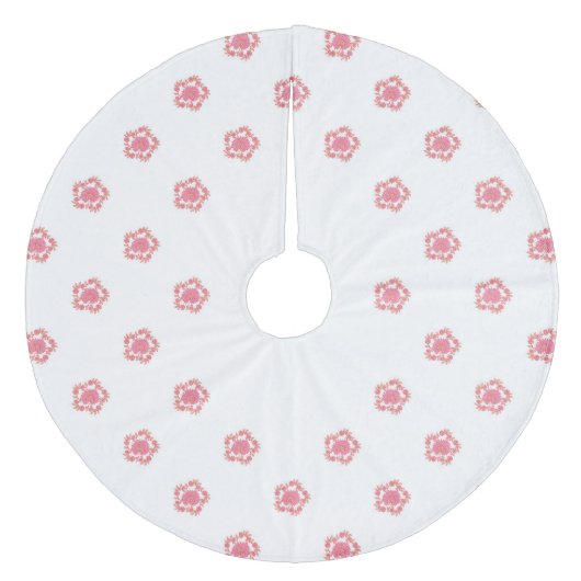 Baumrock Fleece Weihnachtsbaumdecke (Vorderseite)