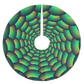 Baumrock Green Ball Spiral Tunnel Polyester Weihnachtsbaumdecke (Vorderseite)
