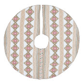 Baumrock Leinenimitat Weihnachtsbaumdecke (Vorderseite)