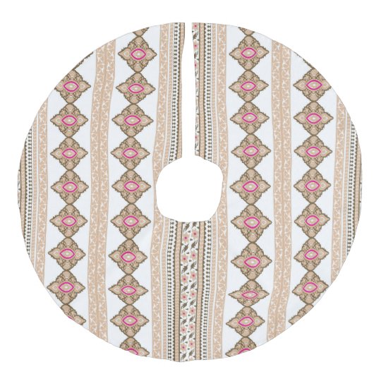 Baumrock Leinenimitat Weihnachtsbaumdecke (Vorderseite)